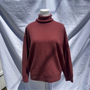 United Colors of Benetton Red Cowl Neck Sweater